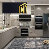 Xưởng Nội Thất Ngọc Thịnh Bến Cam - Tủ bếp gỗ Melamine giá rẻ cao cấp - TBNT23